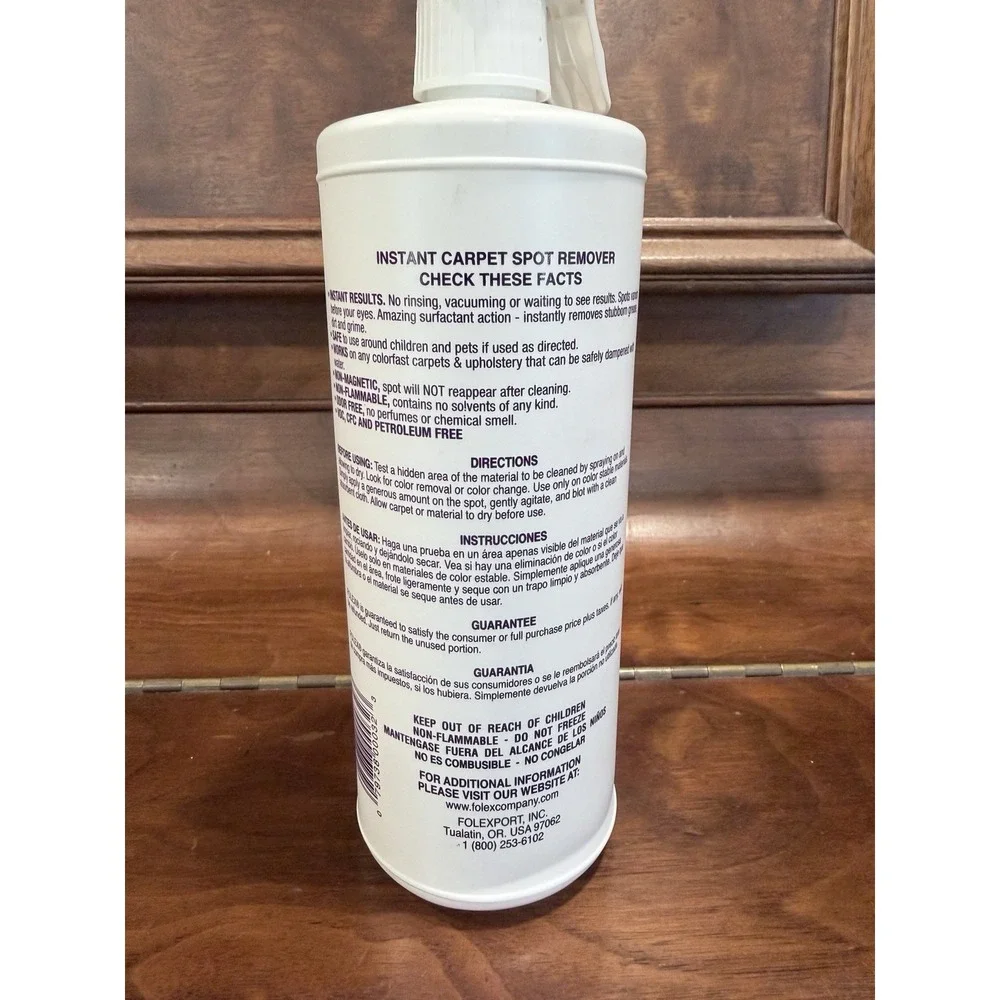 NEW *Folex* Instant Carpet Spot Remover, 32Oz